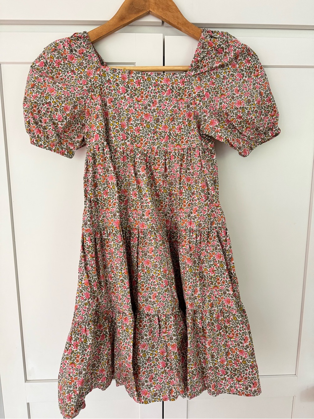 Liberty print puff sleeve dress crew cuts